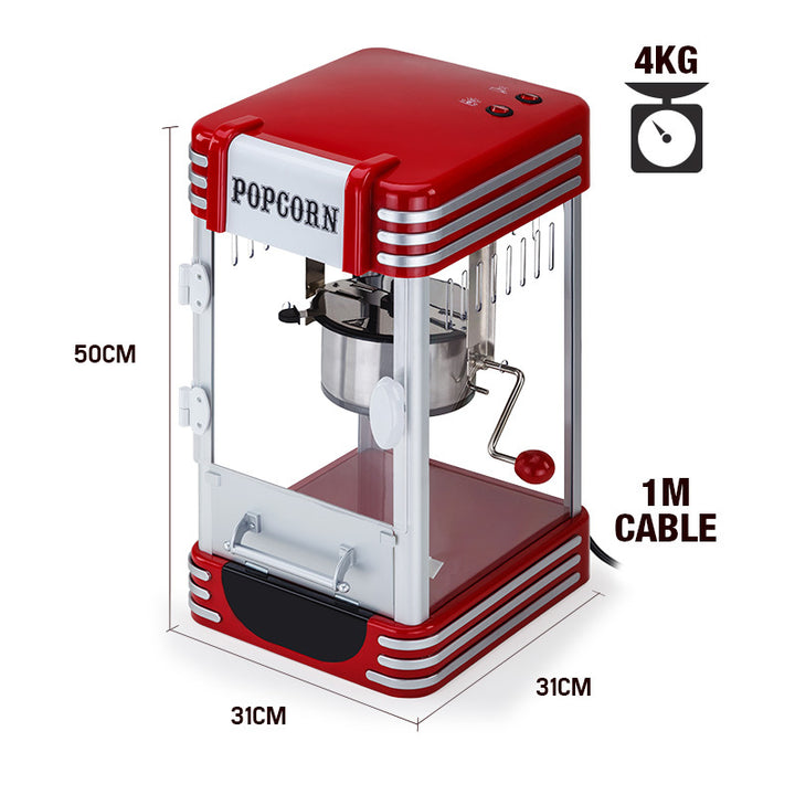 EuroChef Popcorn Machine - Popper Popping Classic Cooker Microwave